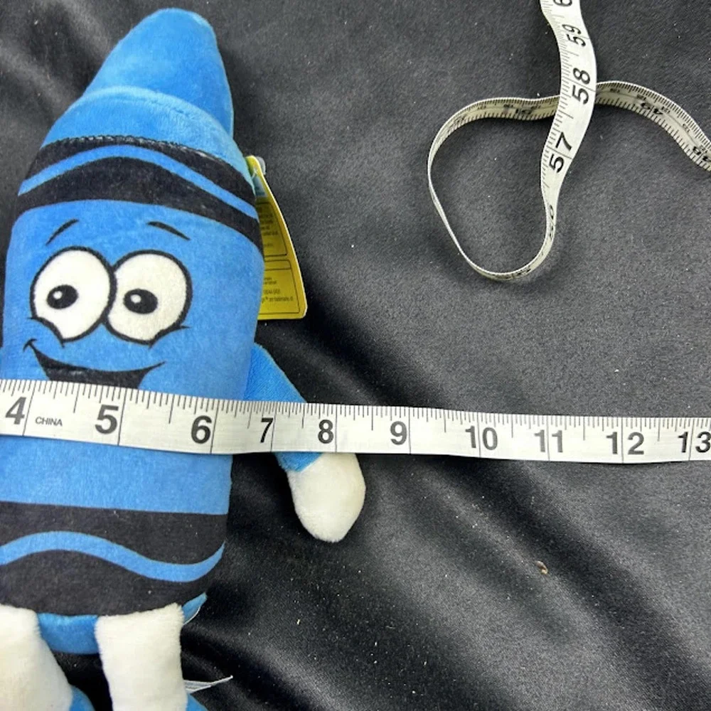 Crayola Blue Crayon Plush Character Hallmark Soft Stuffed Toy Mascot NWT 12in
